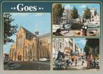 GOES Kerk Turfkade Terrassen Winkels, Verzamelen, Ansichtkaarten | Nederland, Verzenden, 1980 tot heden, Gelopen, Zeeland