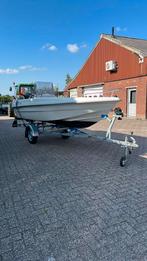 Super nette consoleboot met motor en trailer, Watersport en Boten, Vis- en Consoleboten, Ophalen, 10 tot 30 pk, Zo goed als nieuw