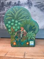 DJECO Silhouet Puzzel In the Jungle, Ophalen of Verzenden, Minder dan 500 stukjes, Zo goed als nieuw, Legpuzzel