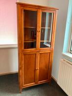 Hoekkast kersenhout, Huis en Inrichting, Kasten | Vitrinekasten, Ophalen, Met deur(en), 50 tot 100 cm, Zo goed als nieuw