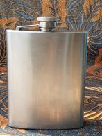 Mooie originele vintage zakfles uit Engeland 13,5 cm., Ophalen of Verzenden