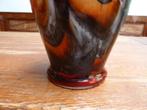Vintage opaline vaas, gemeleerd, 30 cm., Antiek en Kunst, Antiek | Glas en Kristal, Ophalen of Verzenden