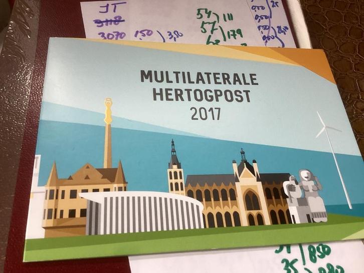 No4055 Multilaterale Hertogpost 2017 Heb ook van Nederland, Postzegels en Munten, Postzegels | Eerstedagenveloppen, Onbeschreven