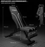 Opklapbaar Trainingsbankje - Compact & Veelzijdig, Ophalen, Overige typen, Metaal, Armen