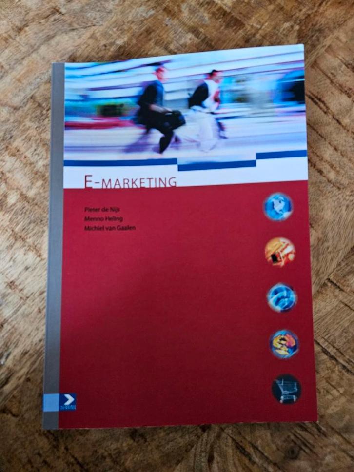 E-Marketing boek, Boeken, Studieboeken en Cursussen, Gelezen, HBO, Beta, Ophalen of Verzenden