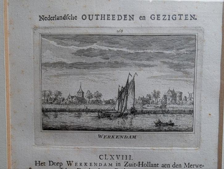 Rademaker - Werkendam 1725 - Kabinet van Outheeden, Antiek en Kunst, Kunst | Etsen en Gravures, Ophalen of Verzenden