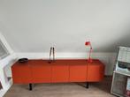 Rood Dressoir met Zwarte Poten, Huis en Inrichting, Ophalen, 200 cm of meer, Minder dan 100 cm, Modern