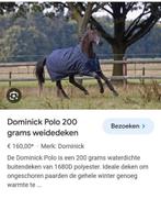 Dominick polo pro outdoordeken nieuw 200 gram maat 180/185, Dieren en Toebehoren, Paarden en Pony's | Dekens en Dekjes, Nieuw