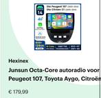 Autoradio voor Peugeot 107, Toyota Aygo en Citroën C1, Ophalen of Verzenden