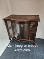 Theekastje Opknapper met Geslepen Glas, Antiek en Kunst, Antiek | Meubels | Kasten, Ophalen