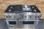 🔥Luxe Viking Fornuis 120cm RVS 2 GASOVEN teppanyaki & Grill, Niet ingevuld, 60 cm of meer, Niet ingevuld, Zo goed als nieuw