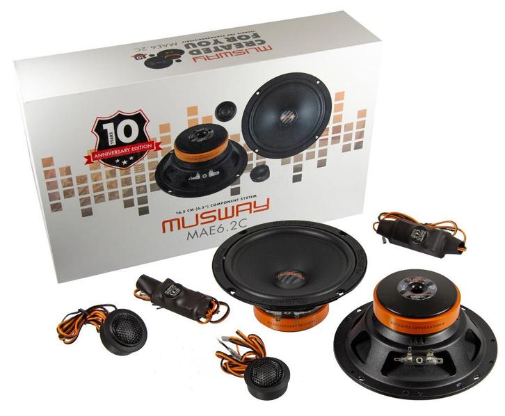 Musway MAE6.2C 16.5cm ( 6.5'' ) Composet/speakers AANBIEDING, Auto diversen, Autospeakers, Nieuw, Ophalen of Verzenden