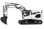 Liebherr R945 + 3 delige giek Lesu RC 1/14, Elektro, Nieuw, Ophalen of Verzenden, Onderdeel