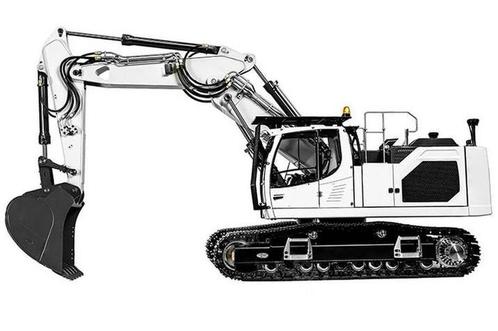 Liebherr R945 + 3 delige giek Lesu RC 1/14, Hobby en Vrije tijd, Modelbouw | Radiografisch | Auto's, Nieuw, Onderdeel, Elektro