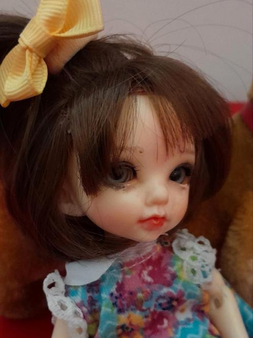 Bjd popje Pukifee? met woonkoffertje, Verzamelen, Poppen, Zo goed als nieuw, Pop, Ophalen of Verzenden