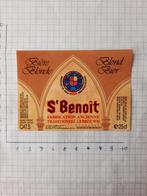 Bieretiket St Benoit Blond Bier 21, Verzamelen, Overige Verzamelen, Zo goed als nieuw, Verzenden