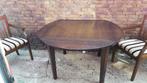 Eiken EETKAMER hangoren TAFEL, Antiek en Kunst, Ophalen