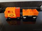Duplo locomotief "Vracht" in rood/oranje. Met garantie, Lego Systems A/S, Gebruikt, Aastvej 1 – 7190 Billund - Denemarken, Ophalen of Verzenden