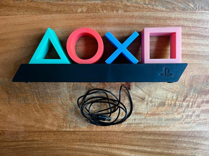 Playstation Icons Lamp - LED Verlichting, Spelcomputers en Games, Spelcomputers | Sony PlayStation 4, Zo goed als nieuw, Ophalen of Verzenden