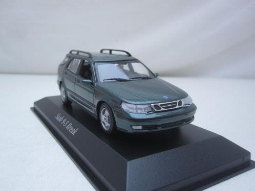Saab 9-5 Break / Sport Combi 1999 1:43 MaxiChamps, Hobby en Vrije tijd, Modelauto's | 1:43, Nieuw, Auto, MiniChamps, Ophalen of Verzenden