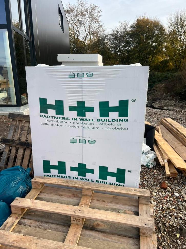 Cellenbeton 60x40x10 cm, Doe-het-zelf en Verbouw, Metselstenen, Nieuw, Kalkzandstenen, Ophalen