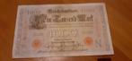 Bankbiljet reichsbanknote 1000 Mark 1910, Postzegels en Munten, Ophalen of Verzenden, Duitsland, Los biljet