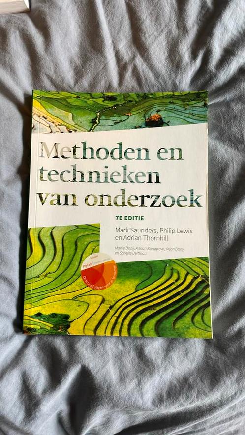 Methoden en technieken van onderzoek, 7e editie met MyLab NL, Boeken, Schoolboeken, Zo goed als nieuw, Nederlands, Overige niveaus
