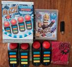 Complete Buzz Set incl Game en Dongle PS3, Muziek, Gebruikt, Ophalen of Verzenden, 3 spelers of meer