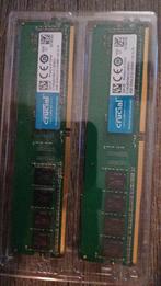 2 x ddr4-2133 ram geheugen, Computers en Software, RAM geheugen, DDR4, Ophalen of Verzenden, Zo goed als nieuw, Desktop
