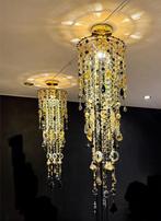 Unieke lamp 80cm Hotel Chique, custom made, zwart goud VdlM, Huis en Inrichting, Lampen | Hanglampen, Glas, Nieuw, Ophalen of Verzenden