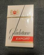 Oude sigaretten verpakking GLADSTONE Export '81, Ophalen of Verzenden, Nieuw, Tabaksdoos of Verpakking