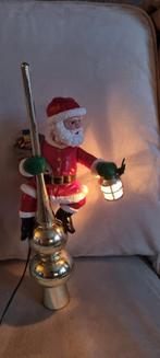 Vintage Disney bewegende kerstman piek, Diversen, Kerst, Ophalen of Verzenden