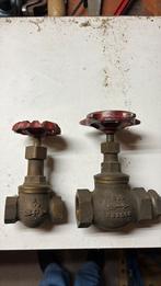 Schuifafsluiter messing 3/8 en 1/2, Ophalen of Verzenden