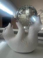 ijsbeer/ polar bear met glazen bol 26 cm, Antiek en Kunst, Ophalen of Verzenden