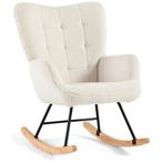 Rocking Chair with Armrests, Huis en Inrichting, Stoelen, Ophalen, Wit, Nieuw, Eén