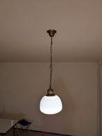 Set van 4 Vintage Hanglampen, Ophalen, Gebruikt, Vintage