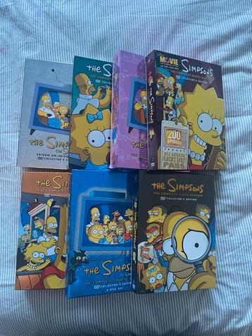 Simpsons DVD's Seizoen 1, 3, 4, 6, 8, 9, 10 beschikbaar voor biedingen