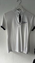 Wit wedstrijdshirt, Dieren en Toebehoren, Paardrijkleding, Dressuur, Ophalen of Verzenden, Zo goed als nieuw, Dames