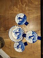 Delfs Blauw schaaltjes, Ophalen