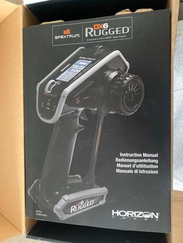 Spektrum DX6 Rugged oranje - 1x getest! Incl SR515 ontvanger beschikbaar voor biedingen