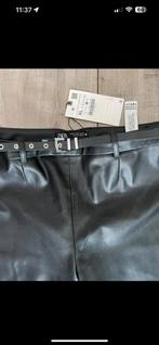 Zara kunstleren legging / broek met riem nieuwe, Ophalen of Verzenden, Nieuw, Maat 46/48 (XL) of groter, Zwart