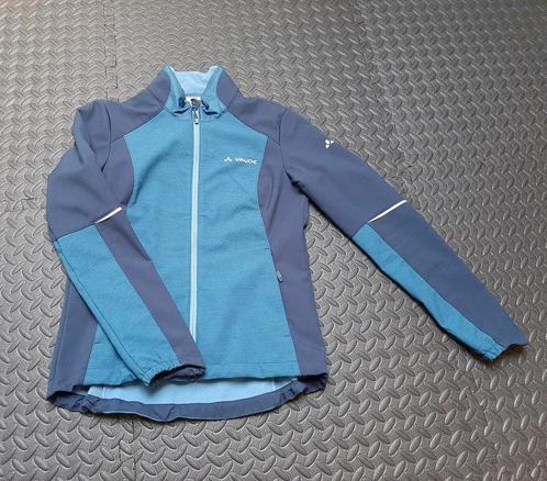 Mooie fiets-/outdoorjas Vaude 38/ S blauw ZEER GOEDE STAAT, Fietsen en Brommers, Fietsaccessoires | Fietskleding, Gebruikt, Dames