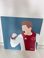 Ajax Huntelaar schilderij origineel Barry Pirovano, Antiek en Kunst, Kunst | Schilderijen | Modern, Ophalen