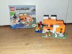 Lego minecraft voshuis(21178), Ophalen of Verzenden, Gebruikt