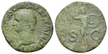 Romeinse munt, CLAUDIUS (41-54) .Rome.As beschikbaar voor biedingen