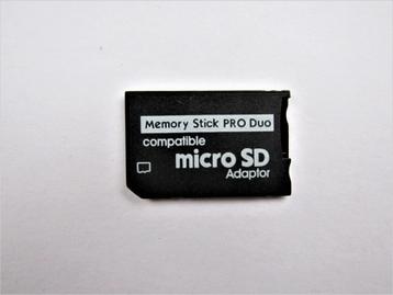 Memory Stick Pro Duo adapter voor micro SD nieuw beschikbaar voor biedingen