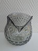 Glazen uil vaas, hoog ong. 16 cm, gaaf, Huis en Inrichting, Woonaccessoires | Vazen, Overige kleuren, Aardewerk of Porselein, Ophalen of Verzenden
