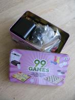99 games blik spellen spelletjes oa dammen, yahtzee, dobbel, Een of twee spelers, Ophalen of Verzenden, Nieuw