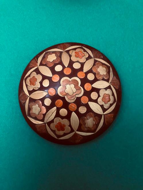 Vintage houten lakdoosje, Antiek en Kunst, Antiek | Woonaccessoires, Ophalen of Verzenden