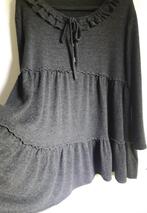 HelloGoodbye Mooie Tuniek-Trui Antraciet ca. mt46/48 zie afm, Ophalen of Verzenden, Gedragen, Maat 46/48 (XL) of groter, Grijs